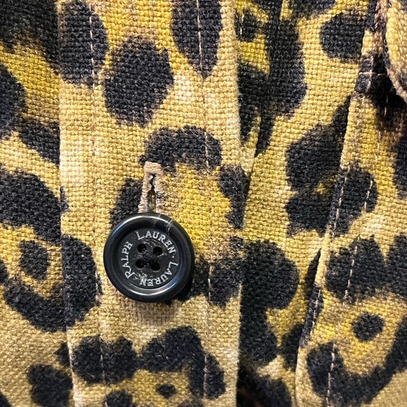 Lauren Ralph Lauren animal print blazer. Size medium - Picture 5 of 10